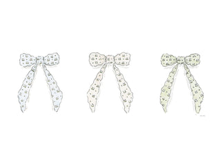 Three Little Bows Print