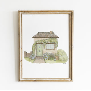 Country Cottage Print